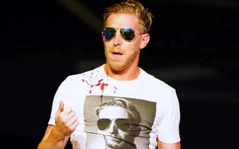 Bloody Orange Cassidy giving a thumbs up